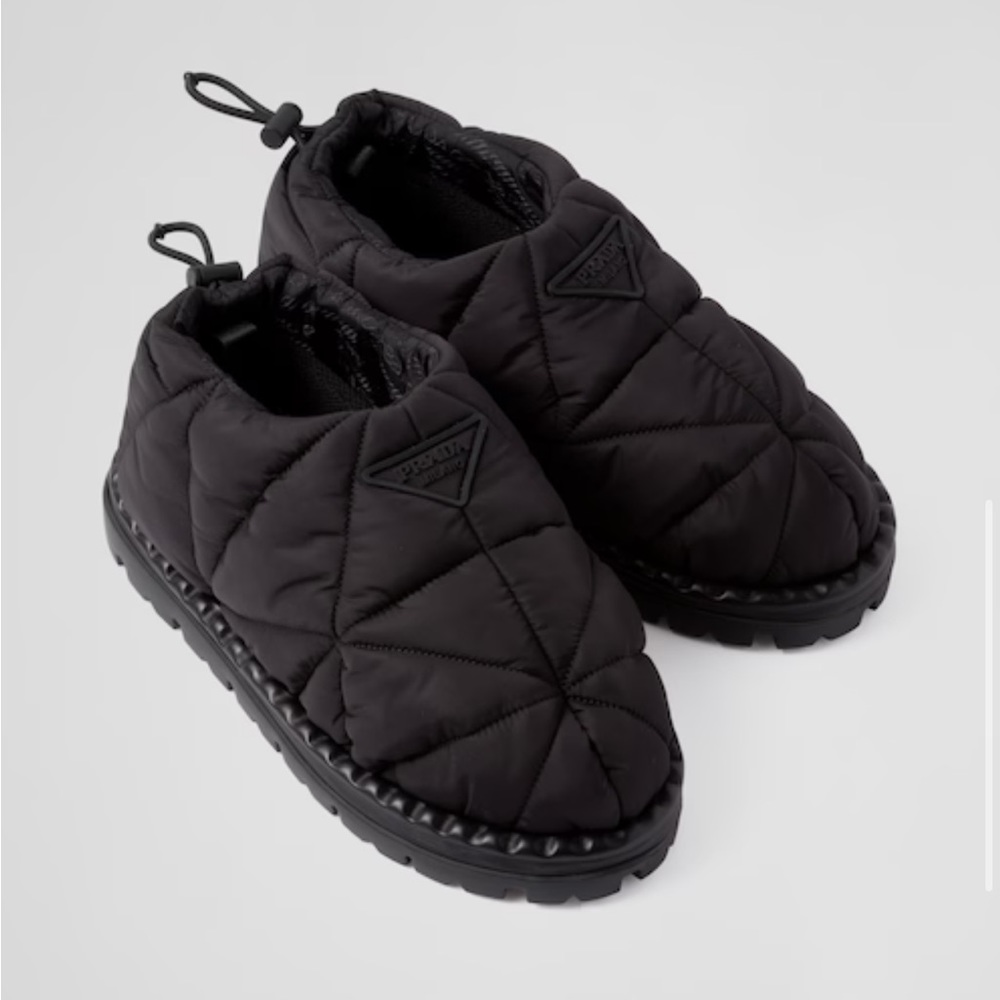 Prada Padded Re-Nylon Slippers / Slip ons